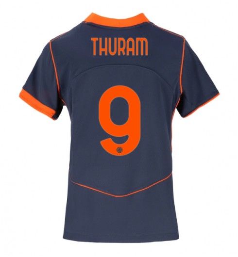 Ženske Nogometnih dresov Inter Milan Marcus Thuram #9 Tretji 2025-26 Kratki rokavi Ženske Nogometnih dresov Inter Milan Marcus Thuram #9 Tretji 2025-26 Kratki rokavi